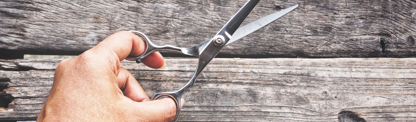 How To Hold Barber Shears