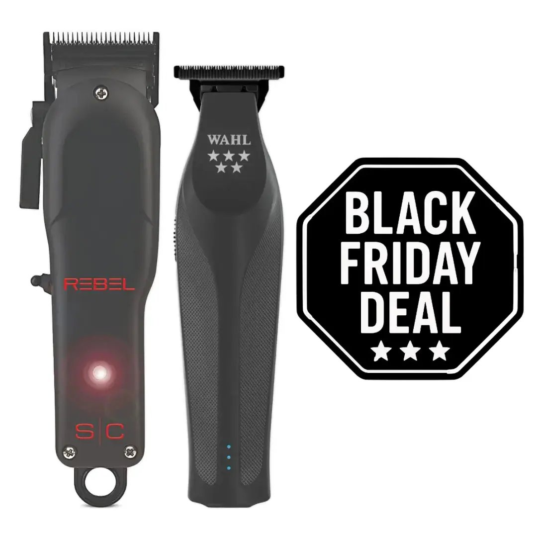 Rebel Clipper and Nightshade Trimmer Black Friday Bundle at The Barber Company Las Vegas