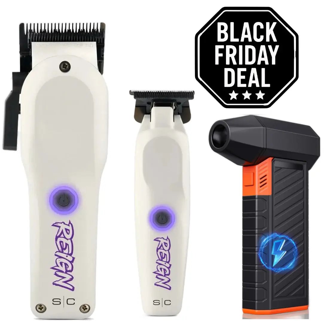 Reign Professional Clipper and Trimmer Bundle for Barbers β Black Friday 2025